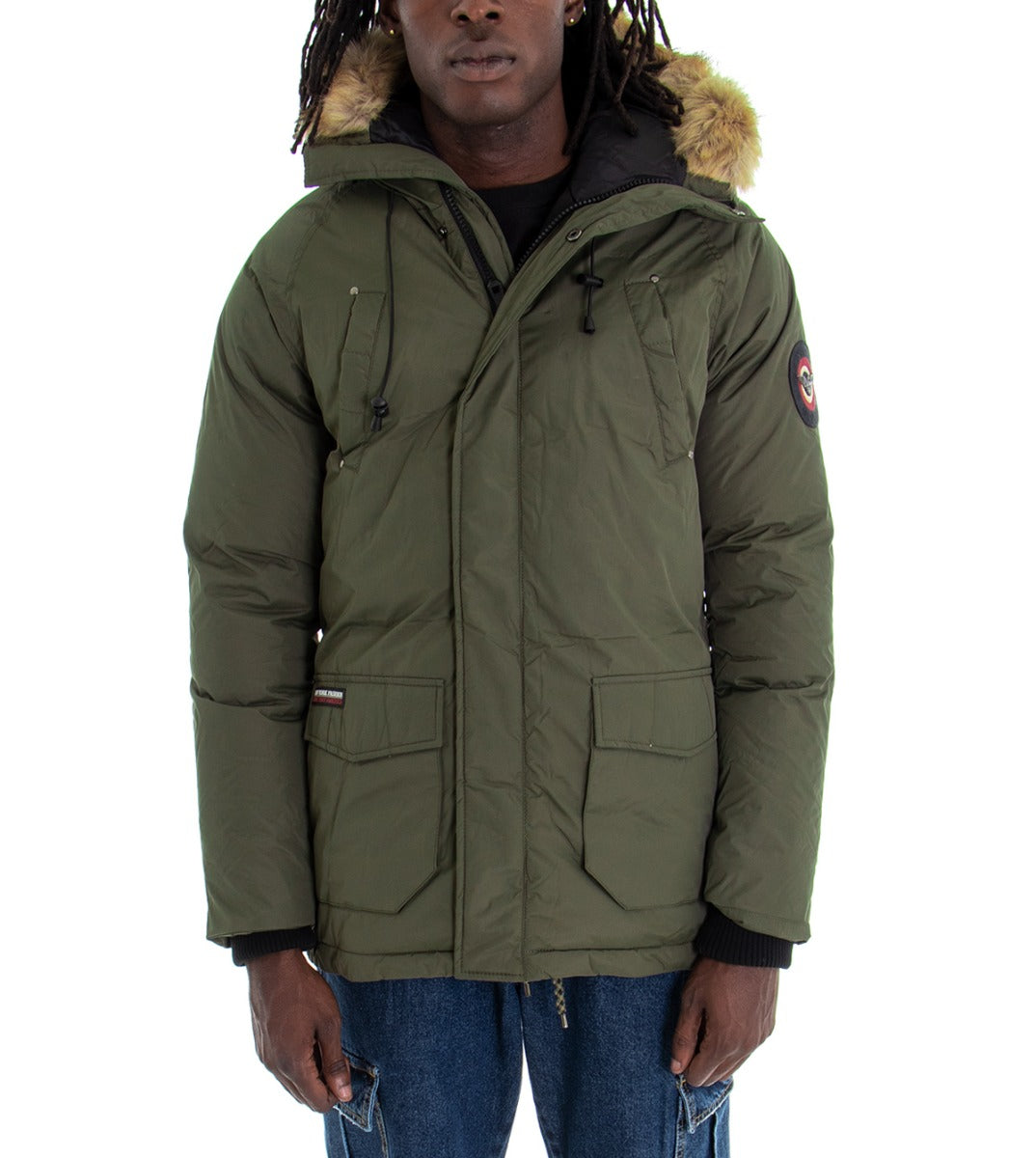 HOT Giubbotto Lungo Parka Uomo Invernale Lungo Giubbotto