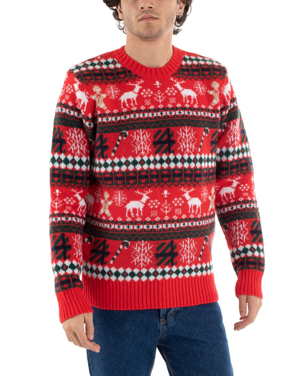 Mens black sales christmas sweater