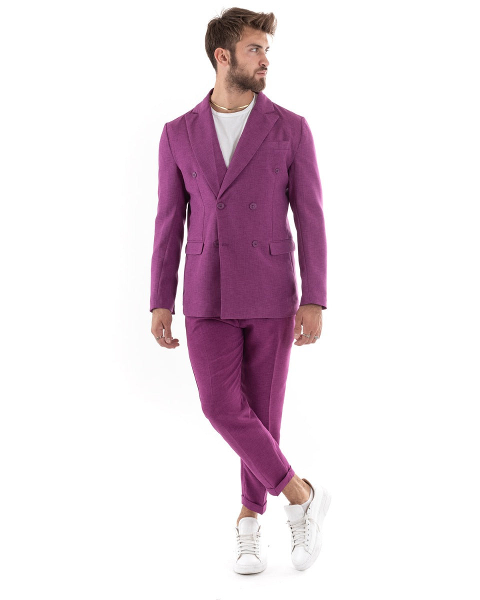 Completo hot sale uomo viola