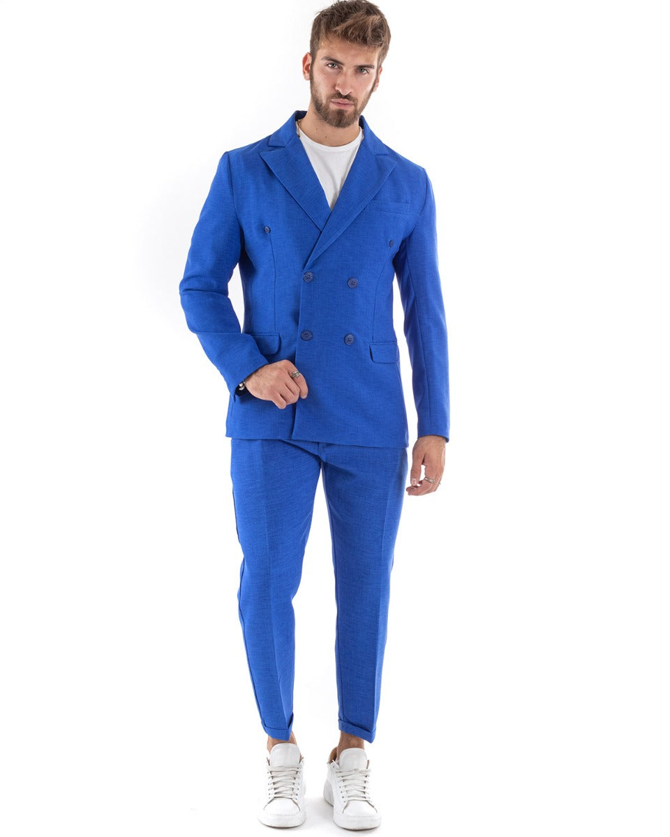 Vestito hot sale uomo blu