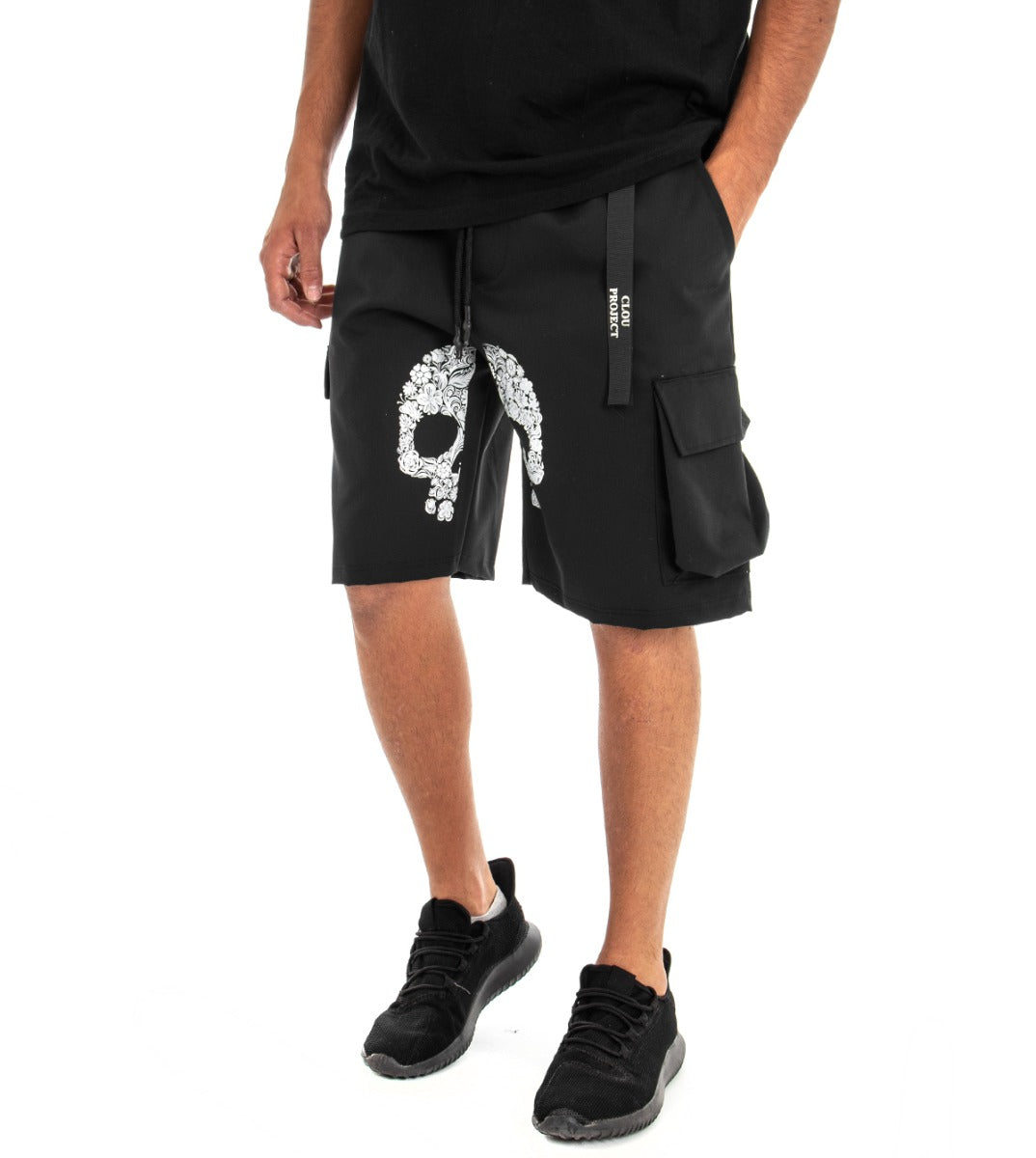 Bermuda Pantaloncino Uomo Shorts Stampa Cargo GIOSAL-PC1521A