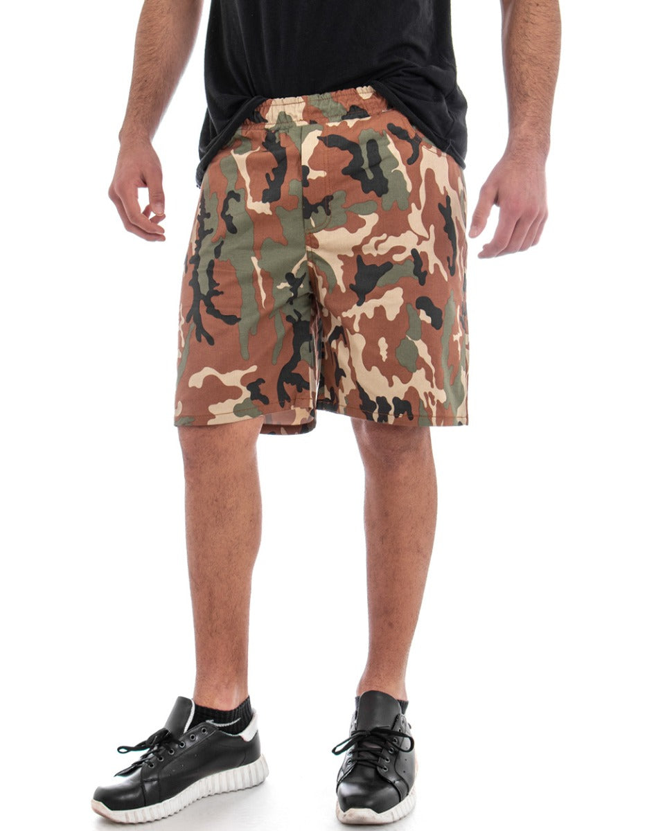 Bermuda Pantaloncino Uomo Militare Pantalaccio GIOSAL-PC1618A