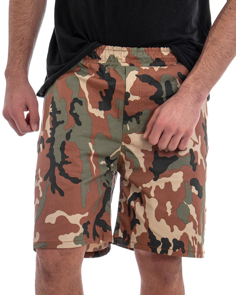 Bermuda Pantaloncino Uomo Militare Pantalaccio GIOSAL-PC1618A
