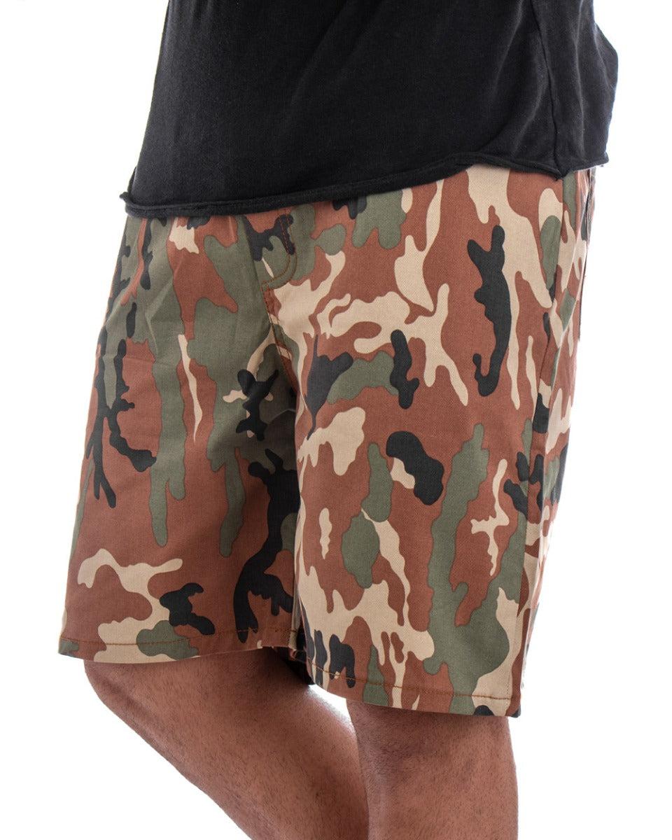 Bermuda Pantaloncino Uomo Militare Pantalaccio GIOSAL-PC1618A