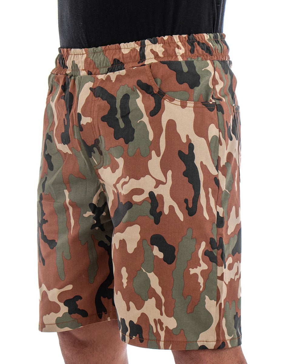 Bermuda Pantaloncino Uomo Militare Pantalaccio GIOSAL-PC1618A