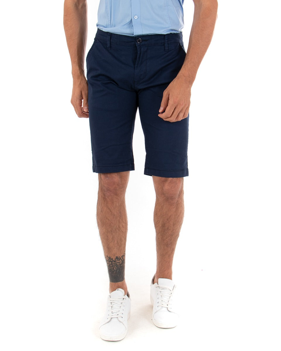 Pantaloncini blu uomo online