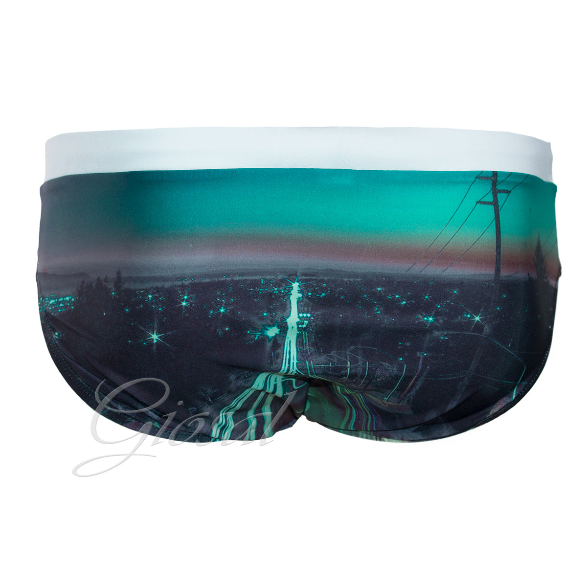 Costume Uomo Da Bagno Fantasia Elastico Slip GIOSAL-SU1042A