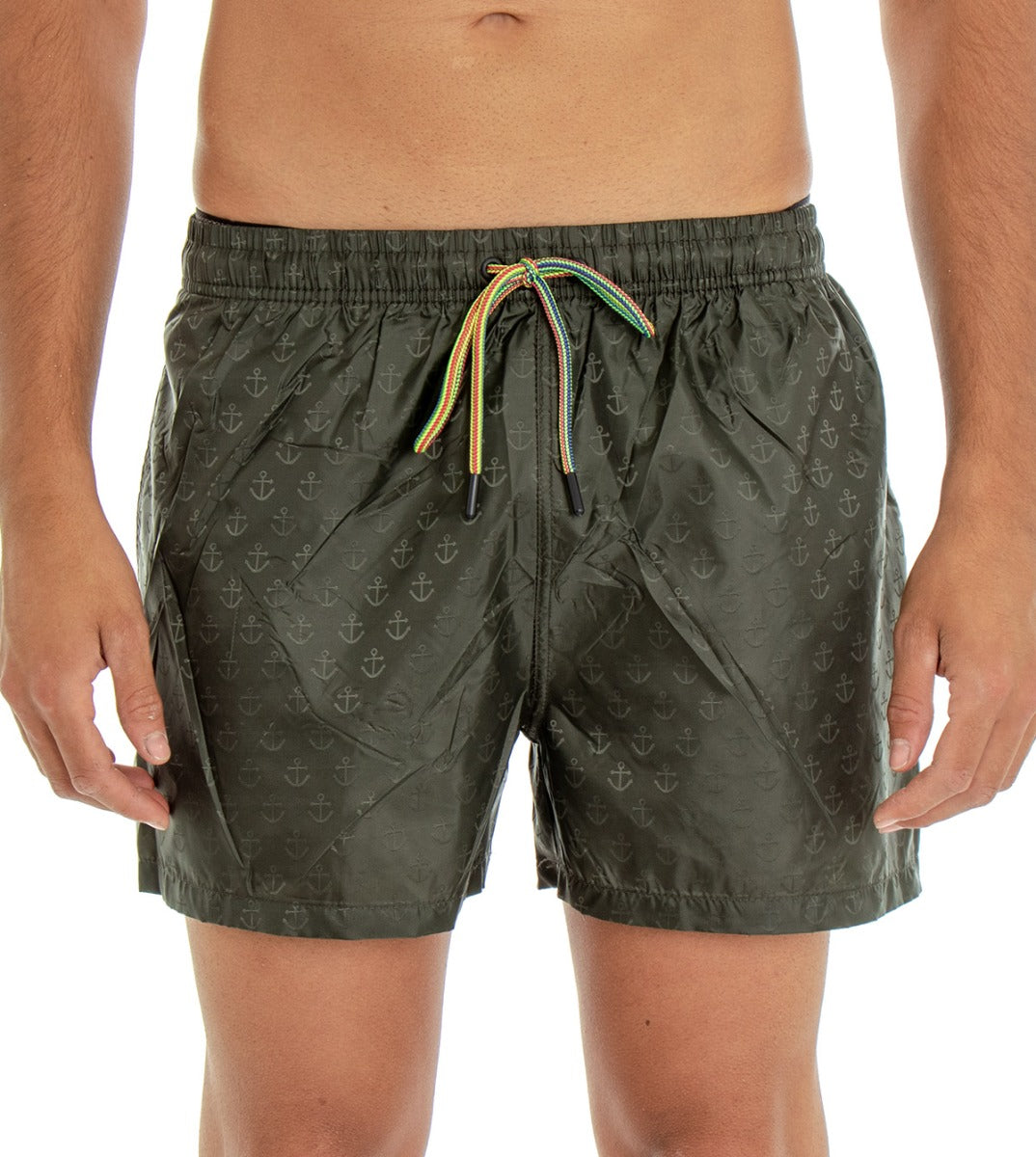 Pantaloni Uomo Corti Compressione Neoprene – Costume Da Bagno Vita Bassa