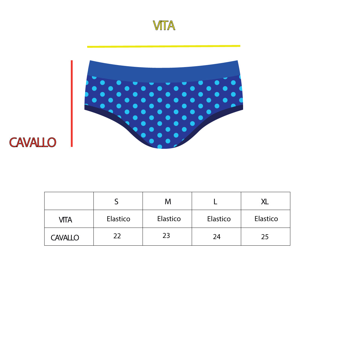 Costume Uomo Summer Slip Blu Stampa Elastico GIOSAL-SU1165A