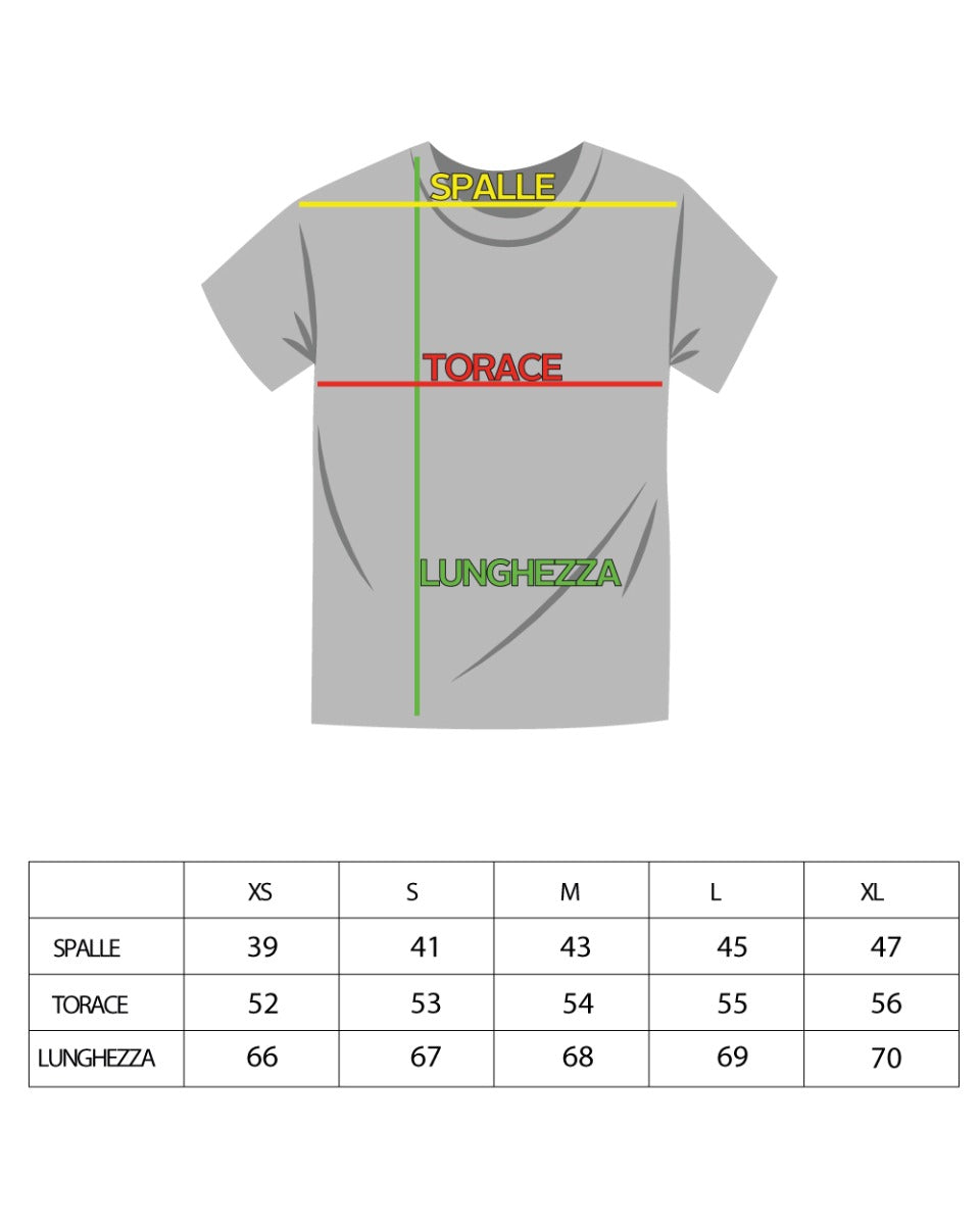 T-shirt Uomo Manica Corta Tinta Unita Bianca Bottoni Stampa Casual GIOSAL