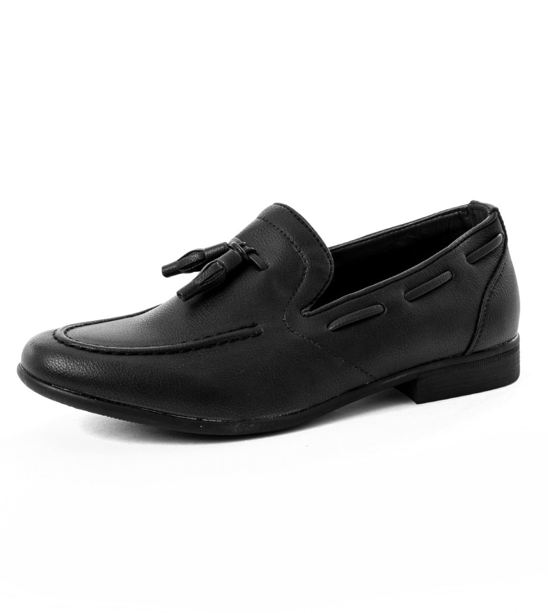 Men's Shoes Moccasins With Tassels Faux Leather Black College Elegant Sports GIOSAL-S1124A