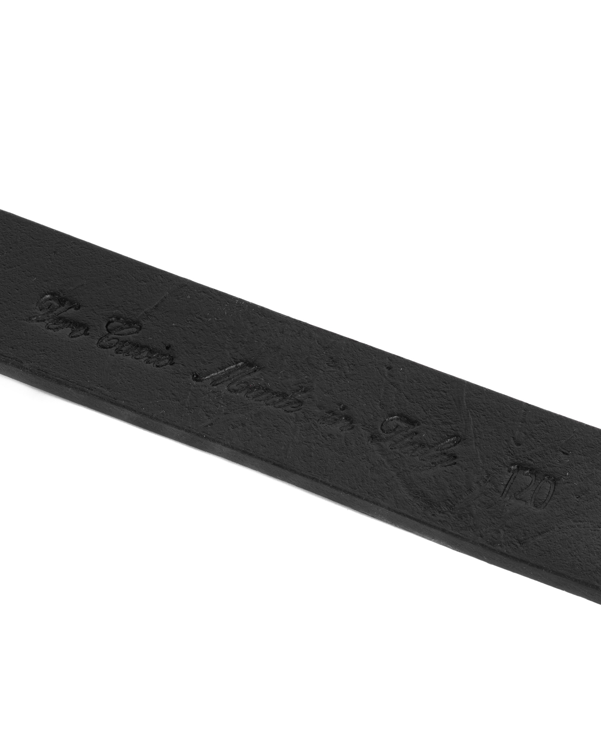 Cintura Uomo Cinta Ecopelle Regolabile Fibbia in Metallo Nero ICON ICXF2W6A031