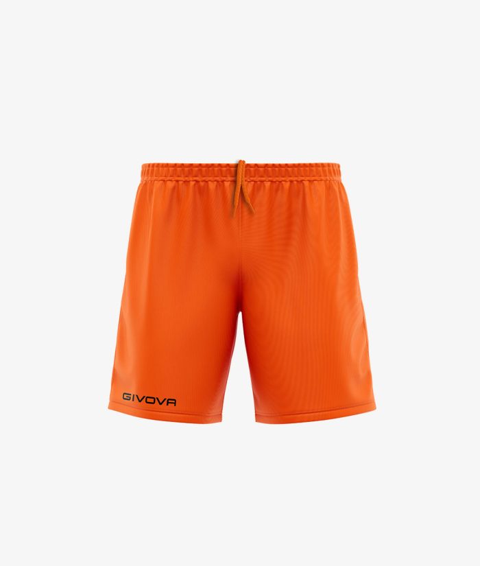 PANTALONCINO GIVOVA ONE ARANCIO Unisex Mesh Shorts Sportivo Con Coulisse Da Allenamento GIOSAL