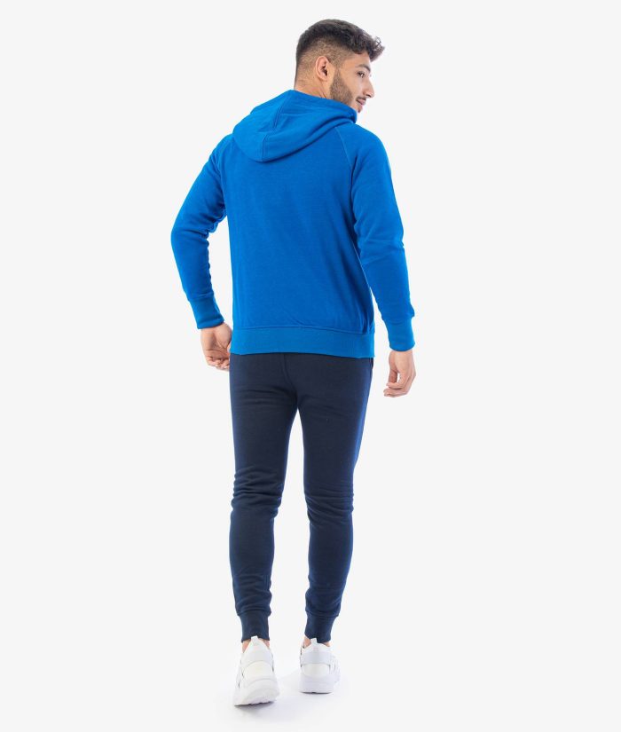 Tuta GIVOVA KING AZZURRO BLU Felpa Set Unisex Sportivo Bicolore Felpa Con Zip Con Capuccio Pantaloni Da Ginnastica Tracksuit GIOSAL