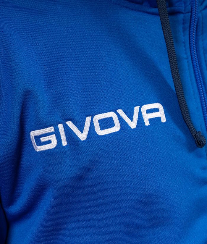 Tuta GIVOVA KING 4 SEASON AZZURRO BLU Set Unisex Sportivo Felpa Con Zip Con Capuccio Pantaloni Da Ginnastica Tracksuit GIOSAL