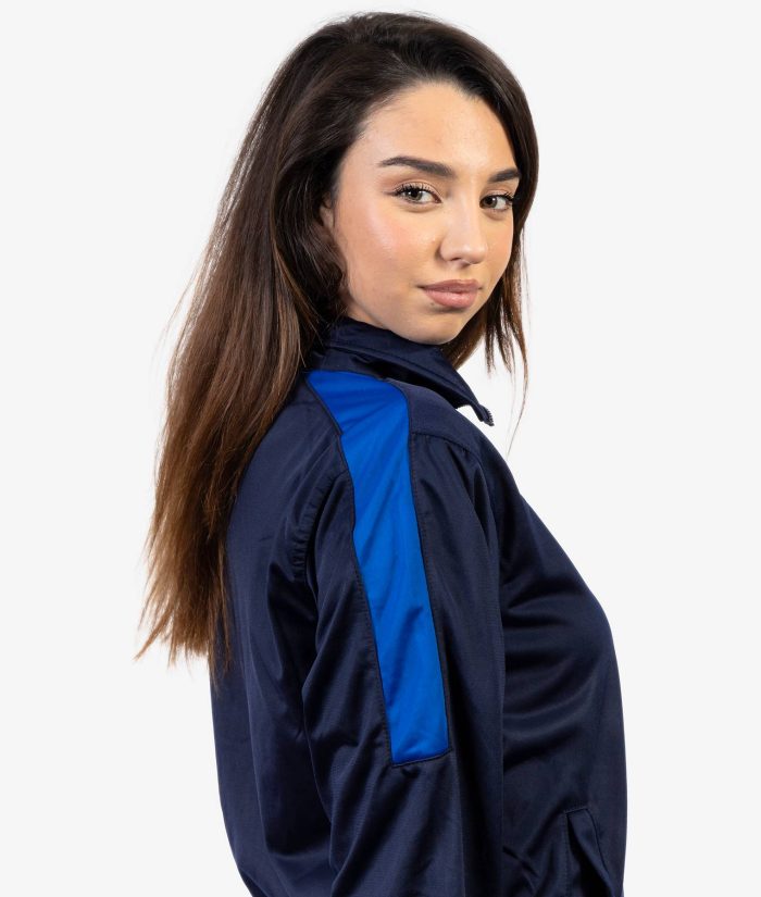 Tuta GIVOVA REVOLUTION BLU AZZURRO Triacetato Set Unisex Sportivo Felpa Con Zip Pantaloni Tracksuit Da Ginnastica GIOSAL