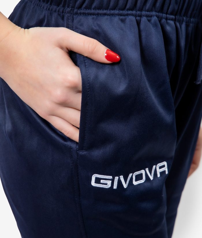 PANTALONE GIVOVA ONE BLU Polarfreece Unisex Jogger Con Coulisse Con Tasche Pantatuta Sportivo Da Ginnastica GIOSAL