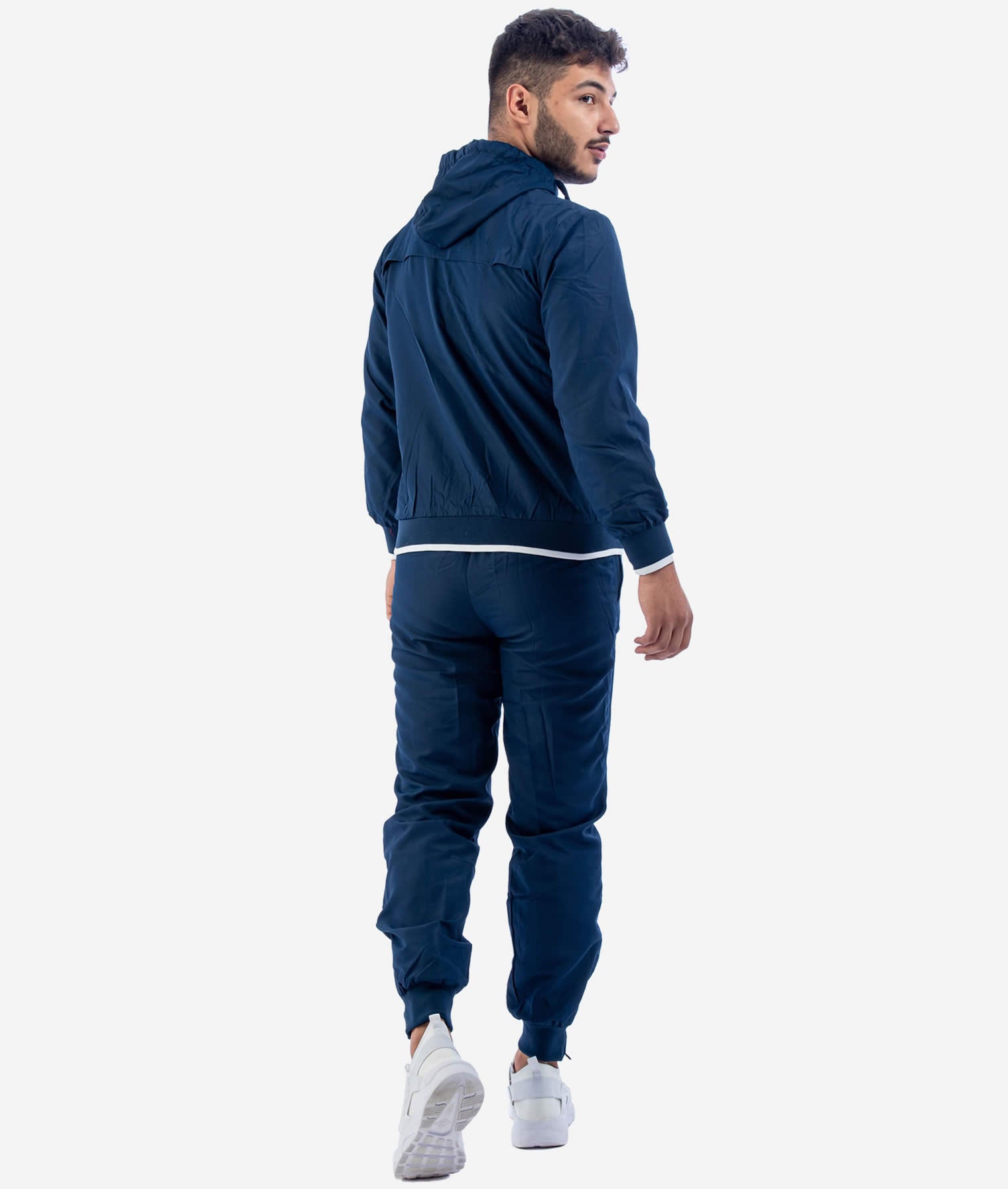 Tuta GIVOVA MATADOR BLU Triacetato Set Unisex Sportivo Felpa Con Zip Pantaloni Tracksuit Freetime Ginnastica GIOSAL