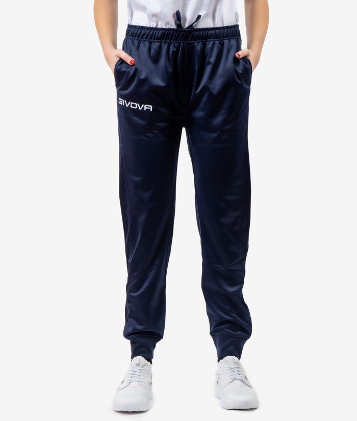 PANTALONE GIVOVA ONE BLU Polarfreece Unisex Jogger Con Coulisse Con Tasche Pantatuta Sportivo Da Ginnastica GIOSAL