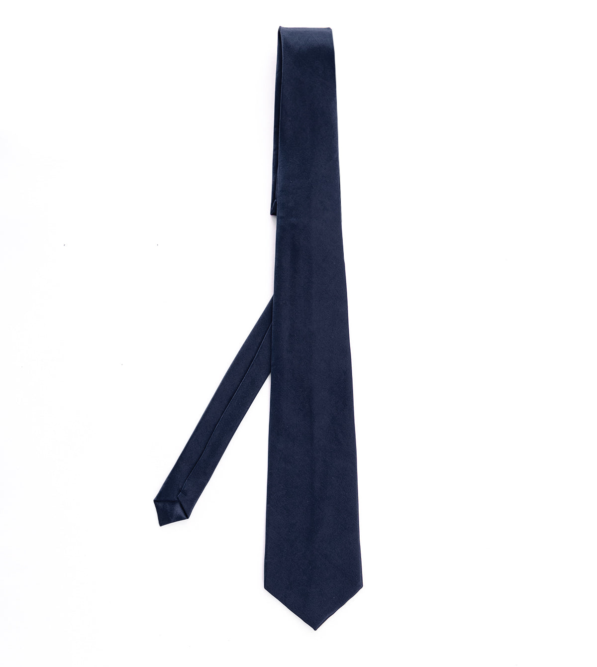Cravatta Uomo Unisex Elegante Cerimonia Casual Basic Raso Blu GIOSAL-CP1035A