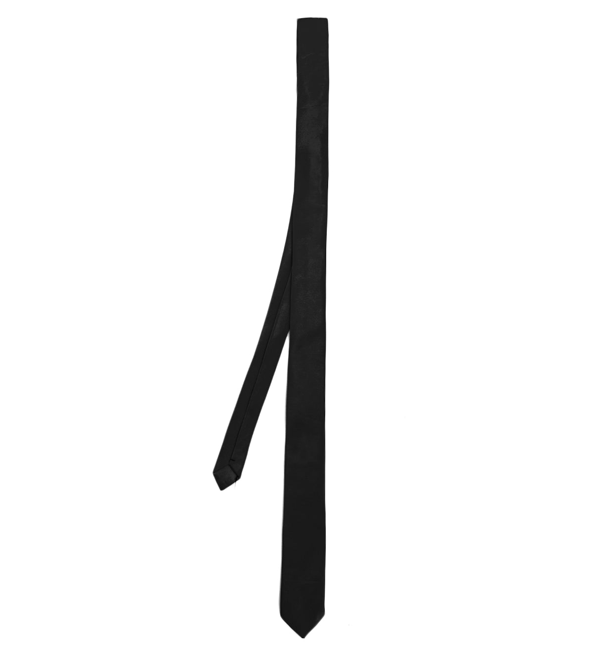 Unisex Men's Tie Thin Tie Elegant Ceremony Casual Basic Black Satin GIOSAL-CP1045A