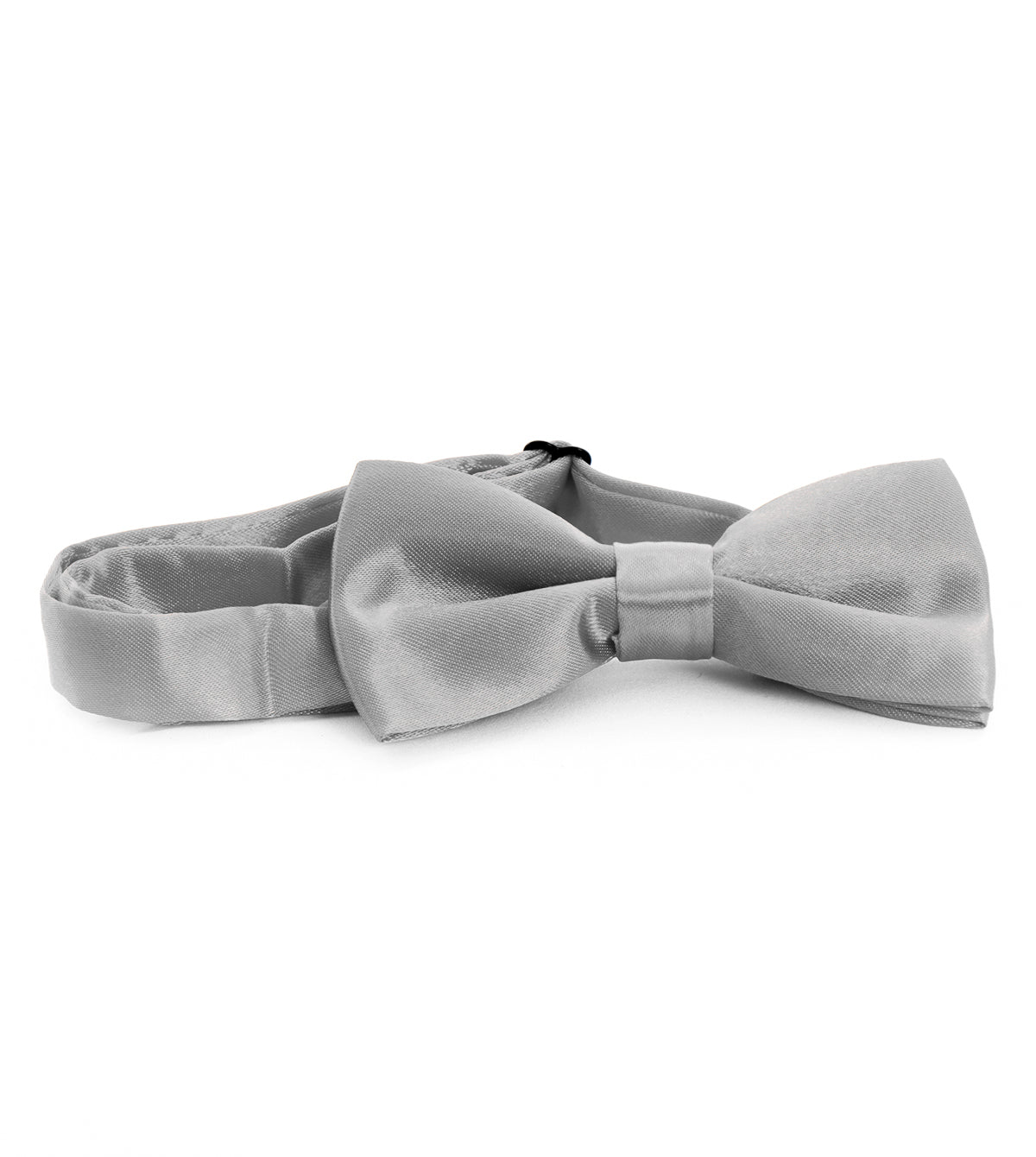 Butterfly Bow Tie Satin Man Unisex Light Gray Bow Tie Elegant Accessory Casual Ceremony Basic GIOSAL-CP1062A