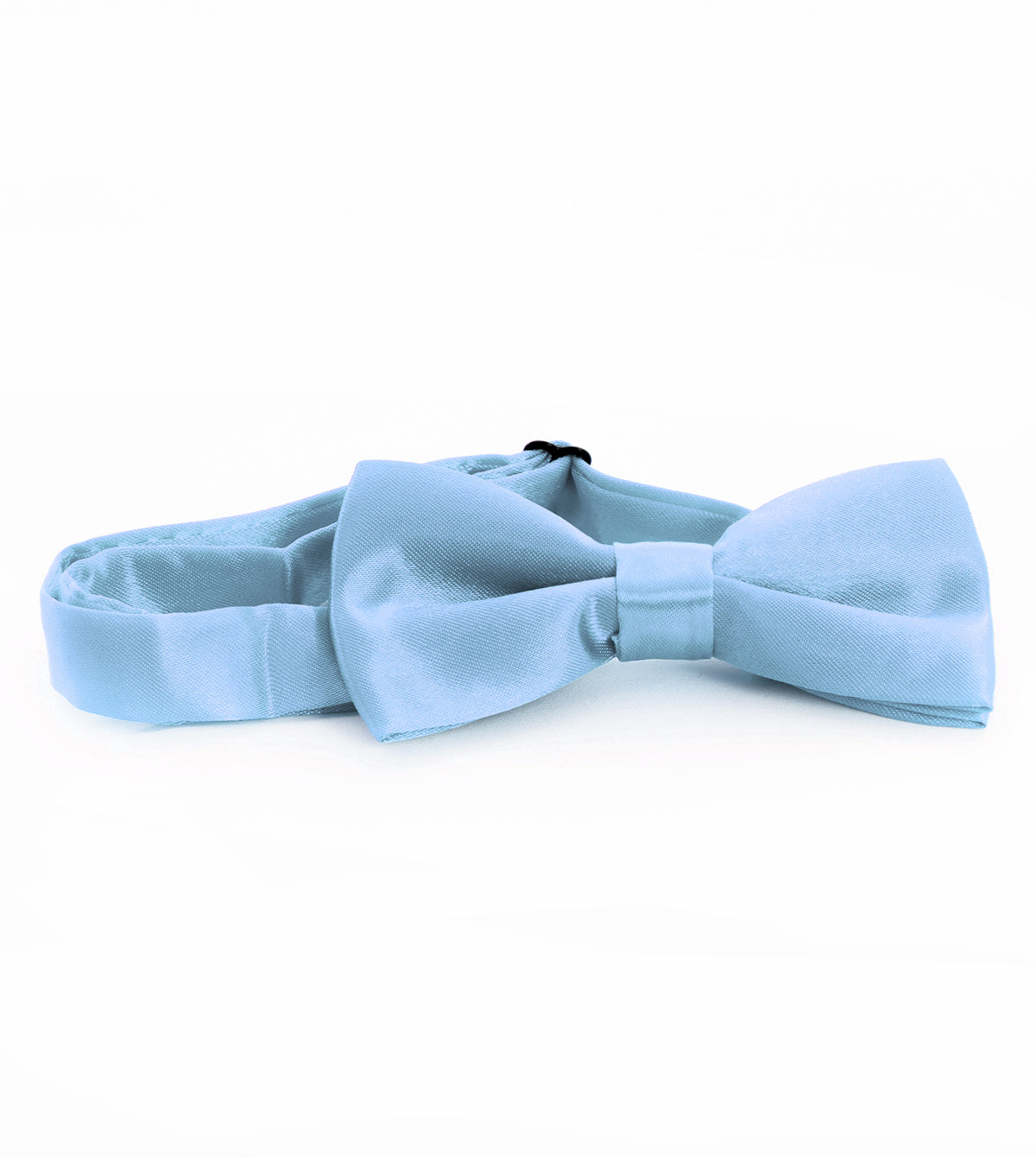 Butterfly Bow Tie Satin Man Unisex Light Blue Bow Tie Elegant Accessory Ceremony Casual Basic GIOSAL-CP1065A