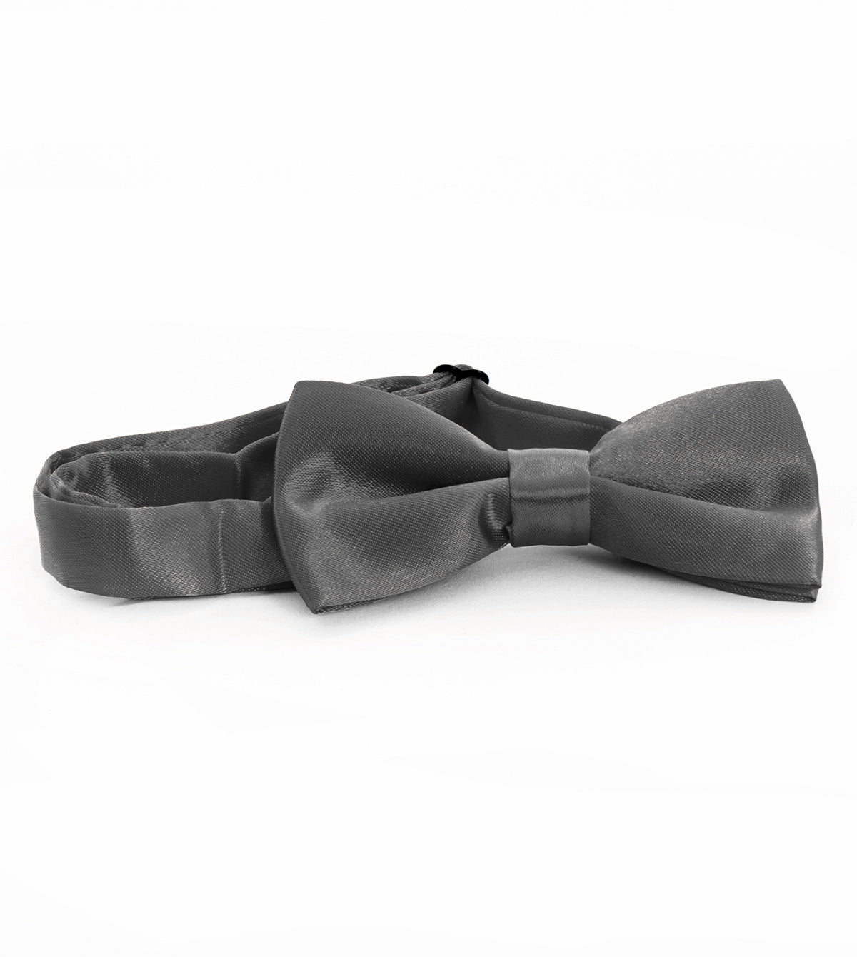 Butterfly Bow Tie Satin Men Unisex Dark Gray Bow Tie Elegant Accessory Casual Ceremony Basic GIOSAL-CP1068A
