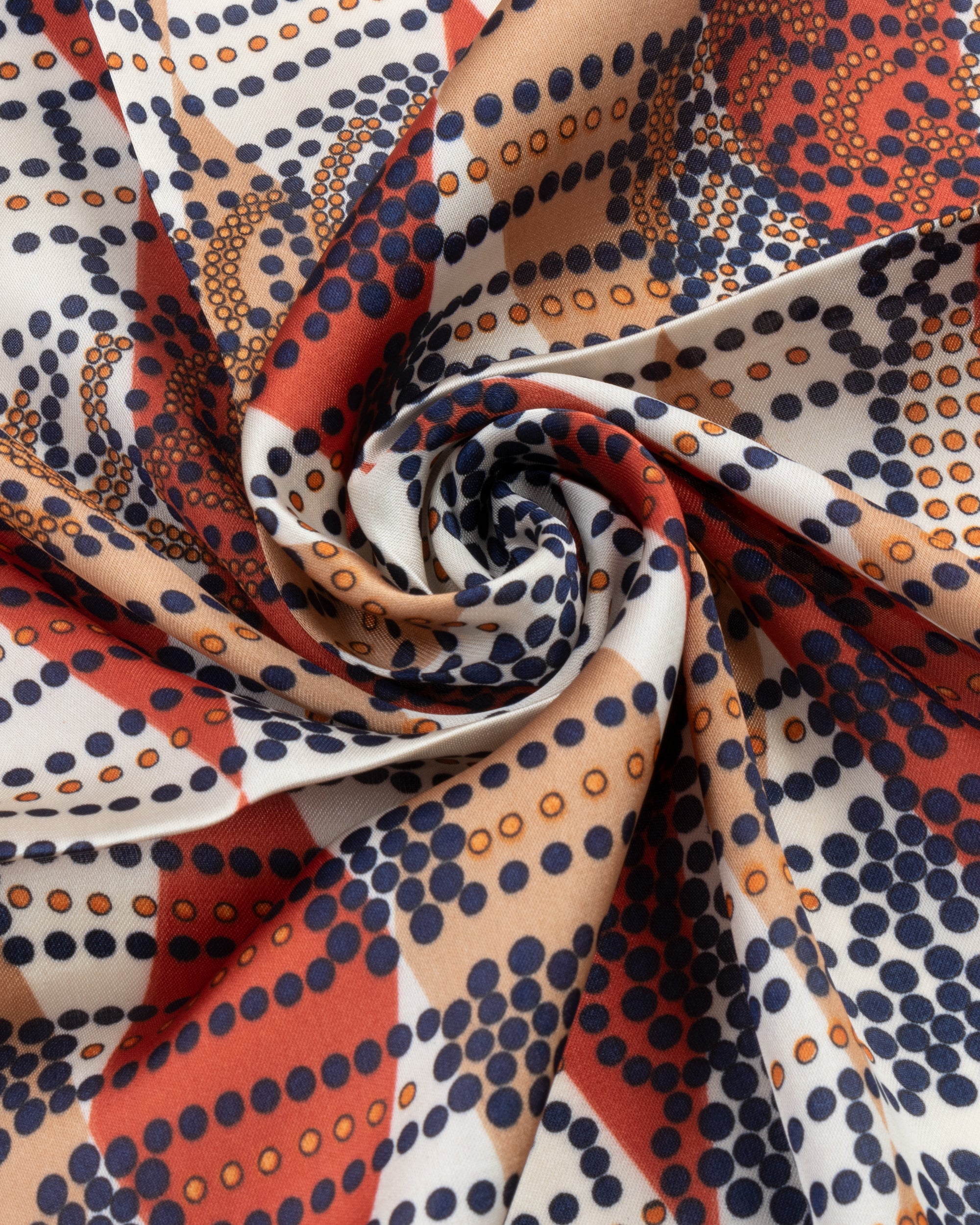Foulard uomo unisex bandana fantino rombi bordo satinato beige GIOSAL-FD1007A