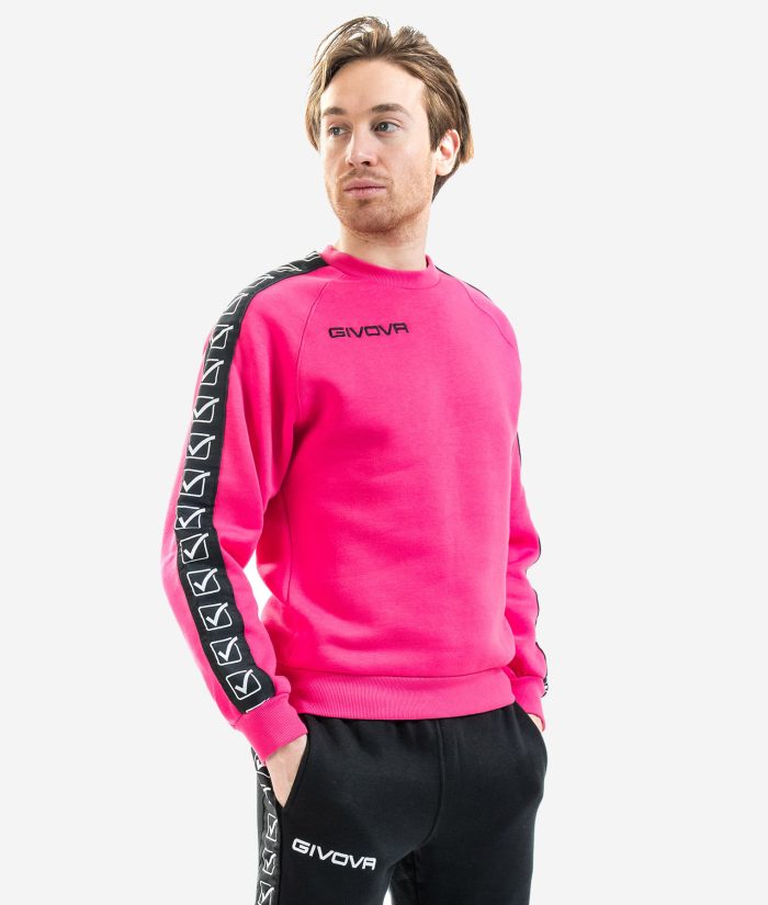 Sweatshirt Felpa Givova Fucsia Felpa Girocollo Felpa Givova FELPA