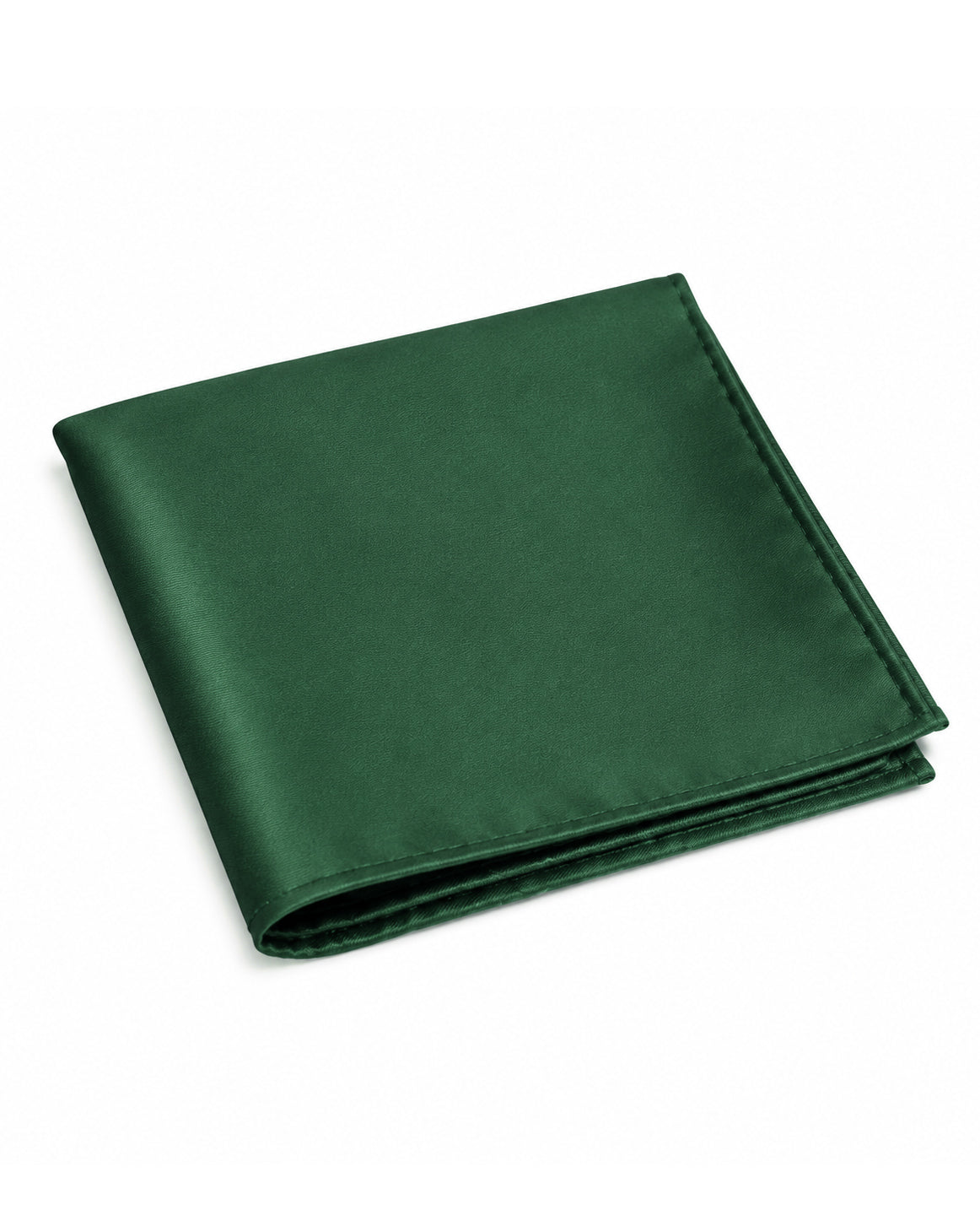 Pochette da taschino uomo unisex fazzoletto satinato tinta unita verde GIOSAL-FZ1001A