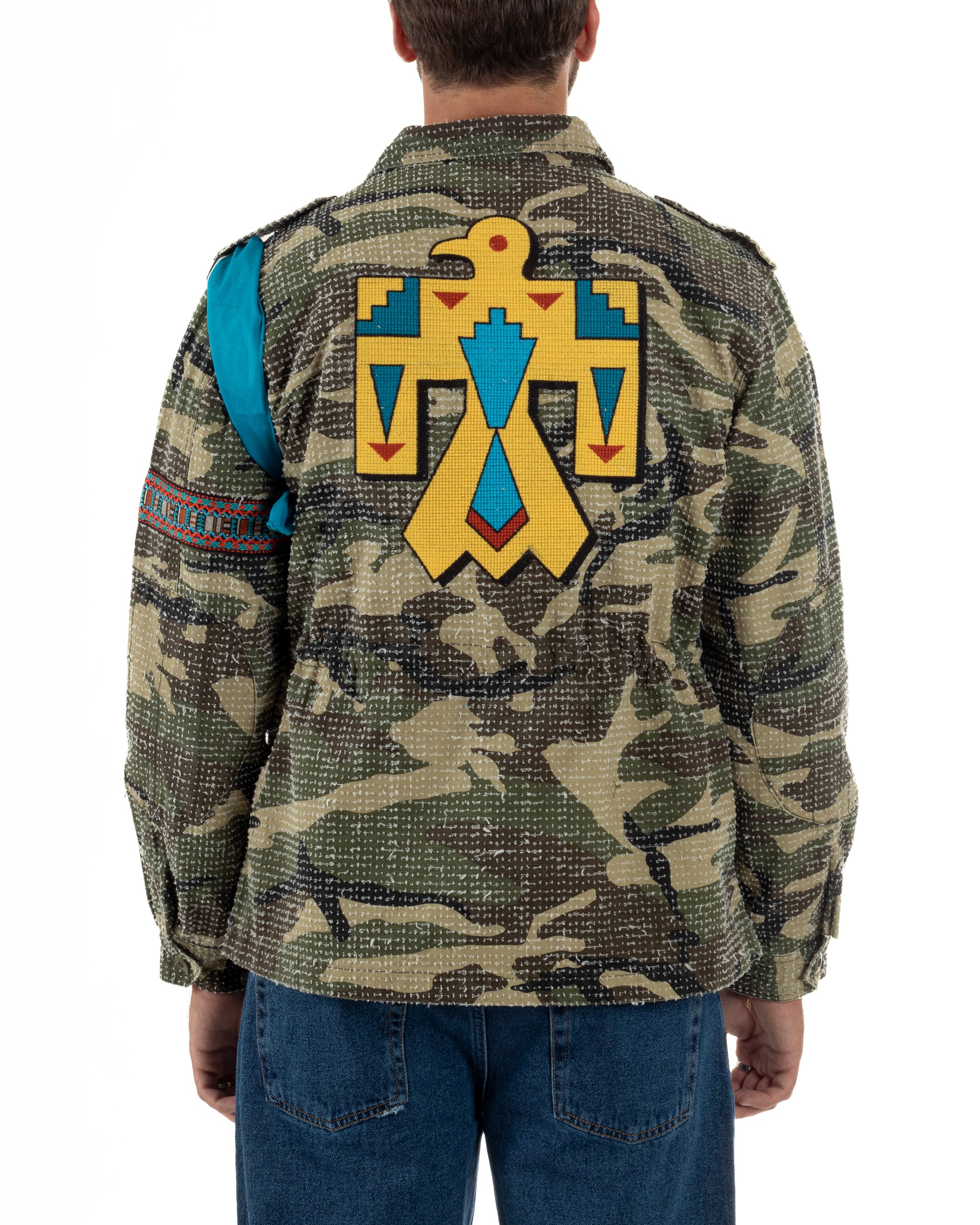 Giacca Sahariana Giubbotto Camicione Militare BERNA M252284