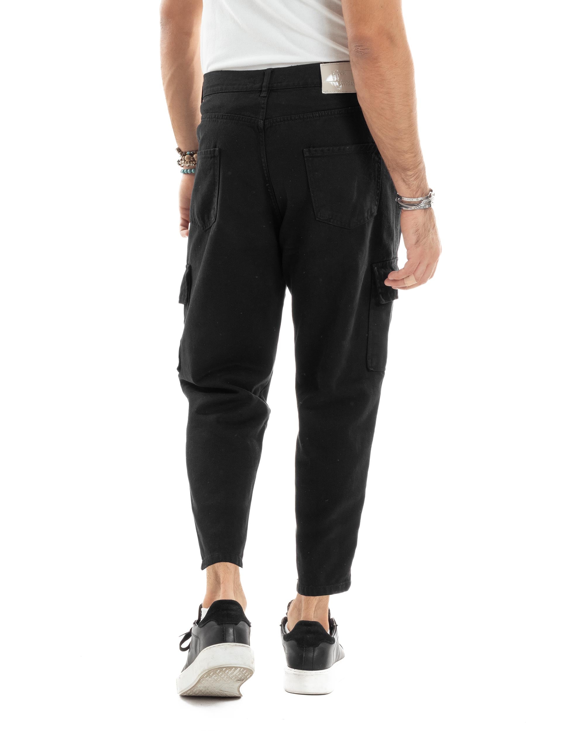 Cargo Pants Pantaloni Jeans Con Tasche Laterali Acquista Jeans Da
