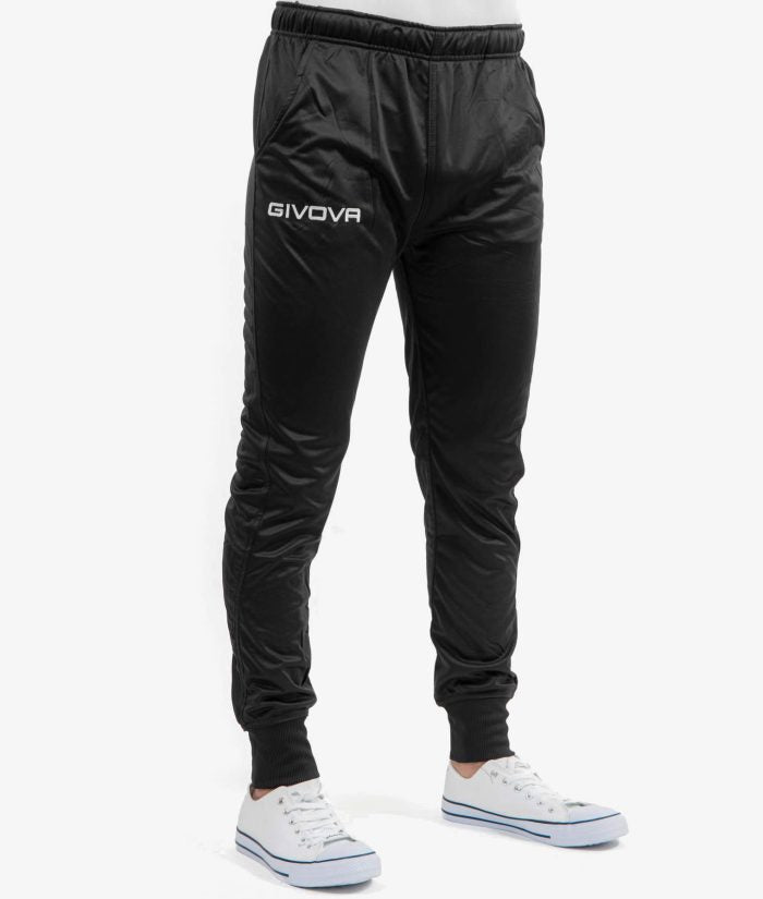 PANTALONE GIVOVA ONE NERO Polarfreece Unisex Jogger Con Coulisse Con Tasche Pantatuta Sportivo Da Ginnastica GIOSAL