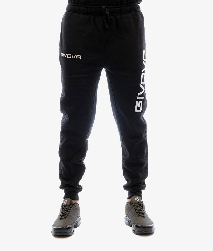 PANTA MOON INVERNALE GIVOVA NERO Unisex Felpa Invernale Pantalone Con Coulisse Da Ginnastica Comodo Caldo Sportivo  GIOSAL