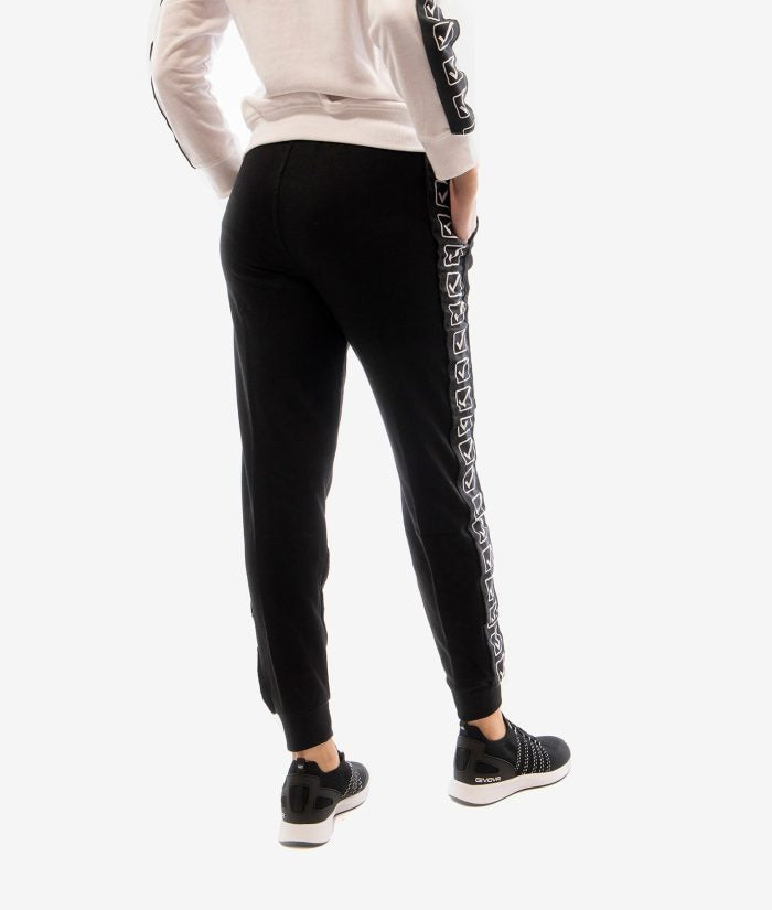 PANTALONE TERRY BAND GIVOVA NERO Unisex Felpa Jogger Con Coulisse Pantatuta Sportivo Con Tasche Laterali Da Ginnastica GIOSAL