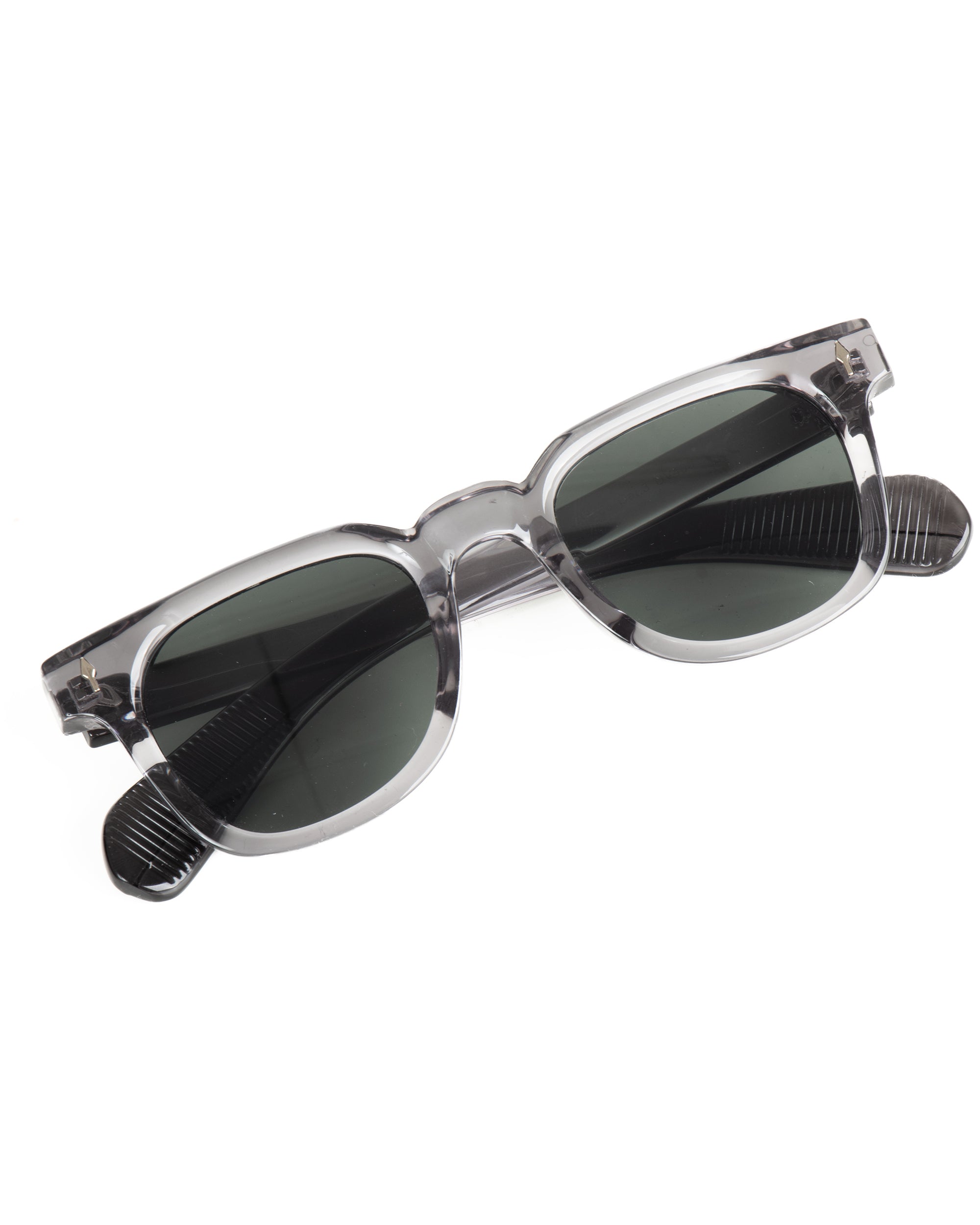 Occhiali da sole uomo unisex crystal trasparenti con lenti fumè grigio GIOSAL-OC1098A