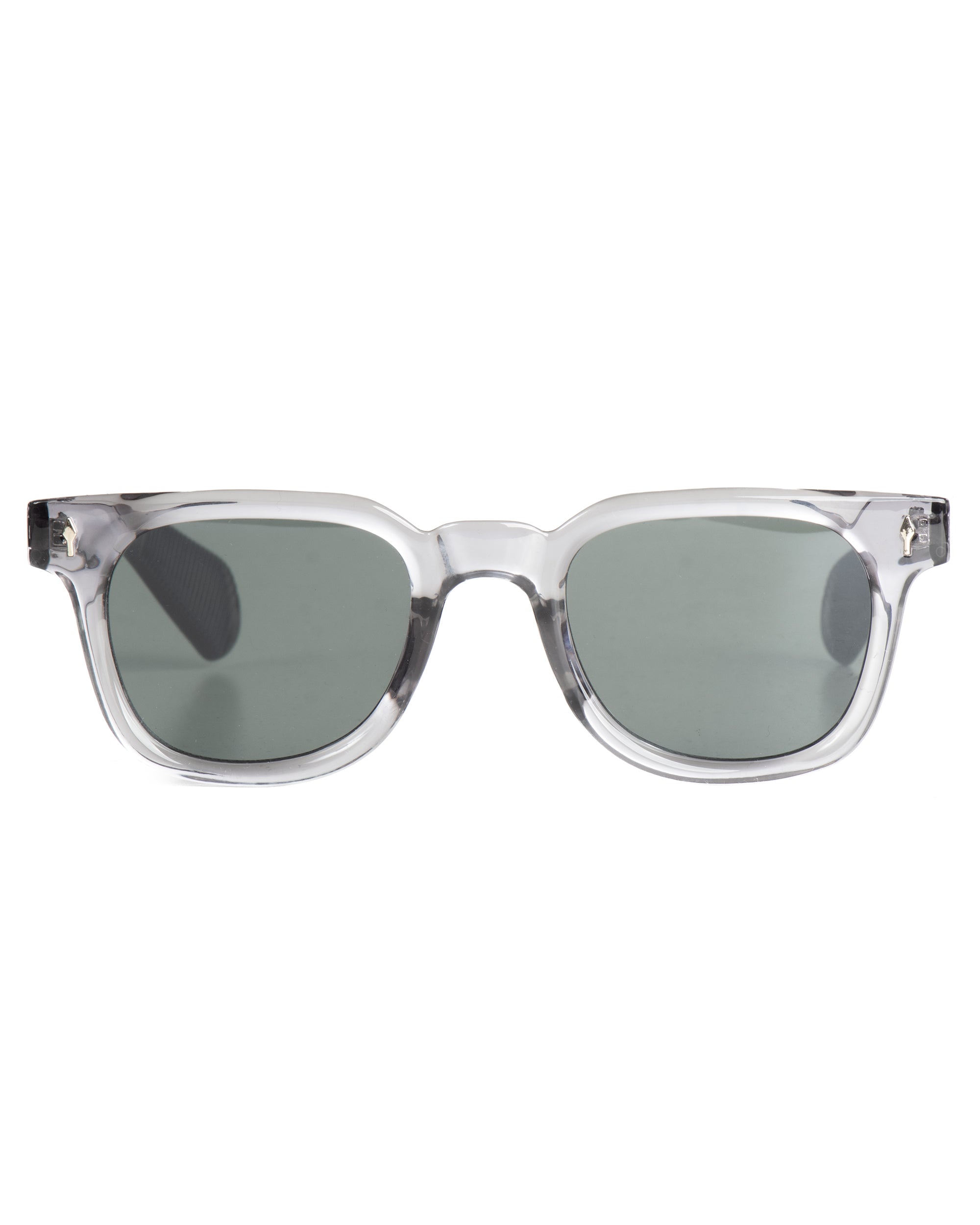 Occhiali da sole uomo unisex crystal trasparenti con lenti fumè grigio GIOSAL-OC1098A