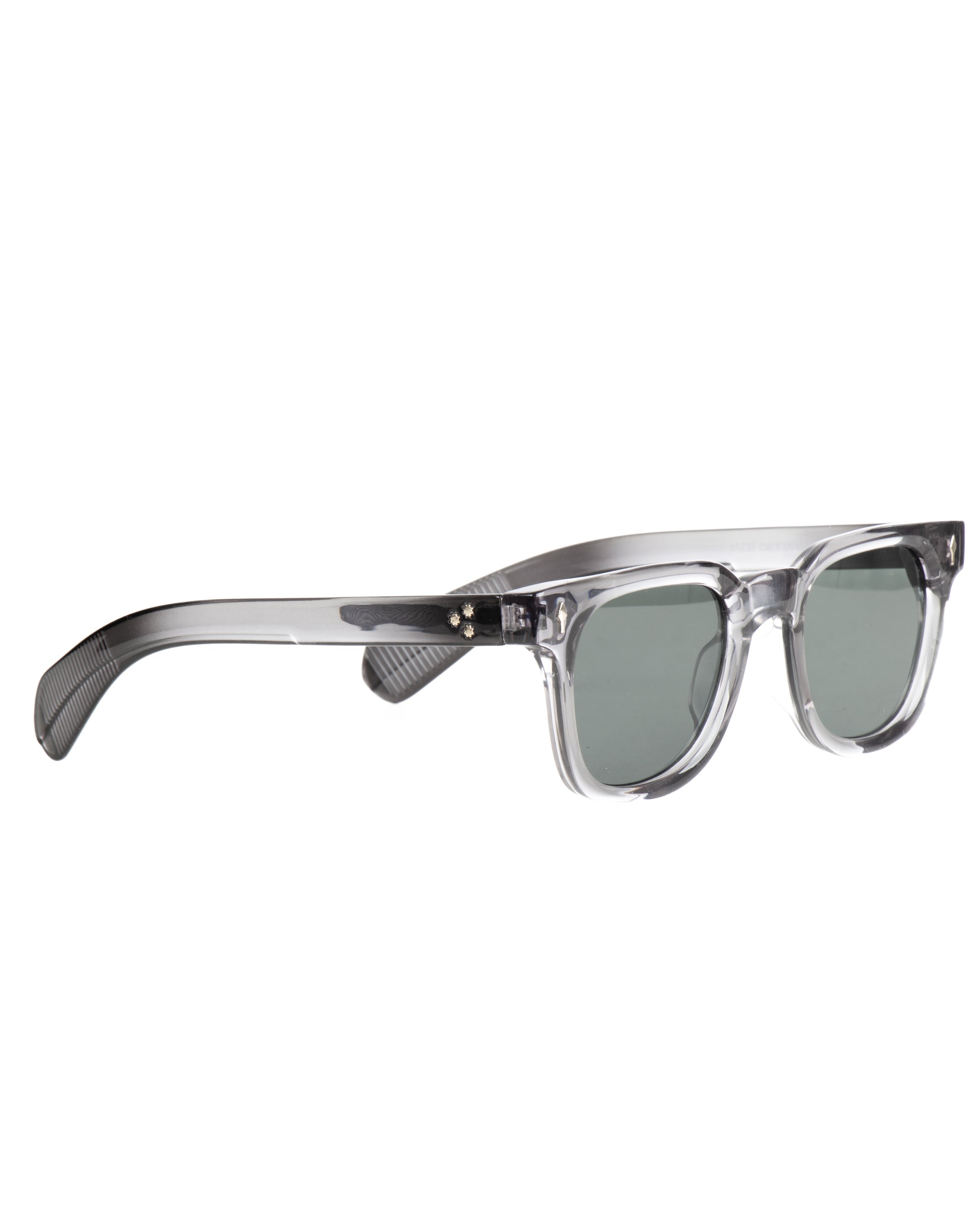 Occhiali da sole uomo unisex crystal trasparenti con lenti fumè grigio GIOSAL-OC1098A