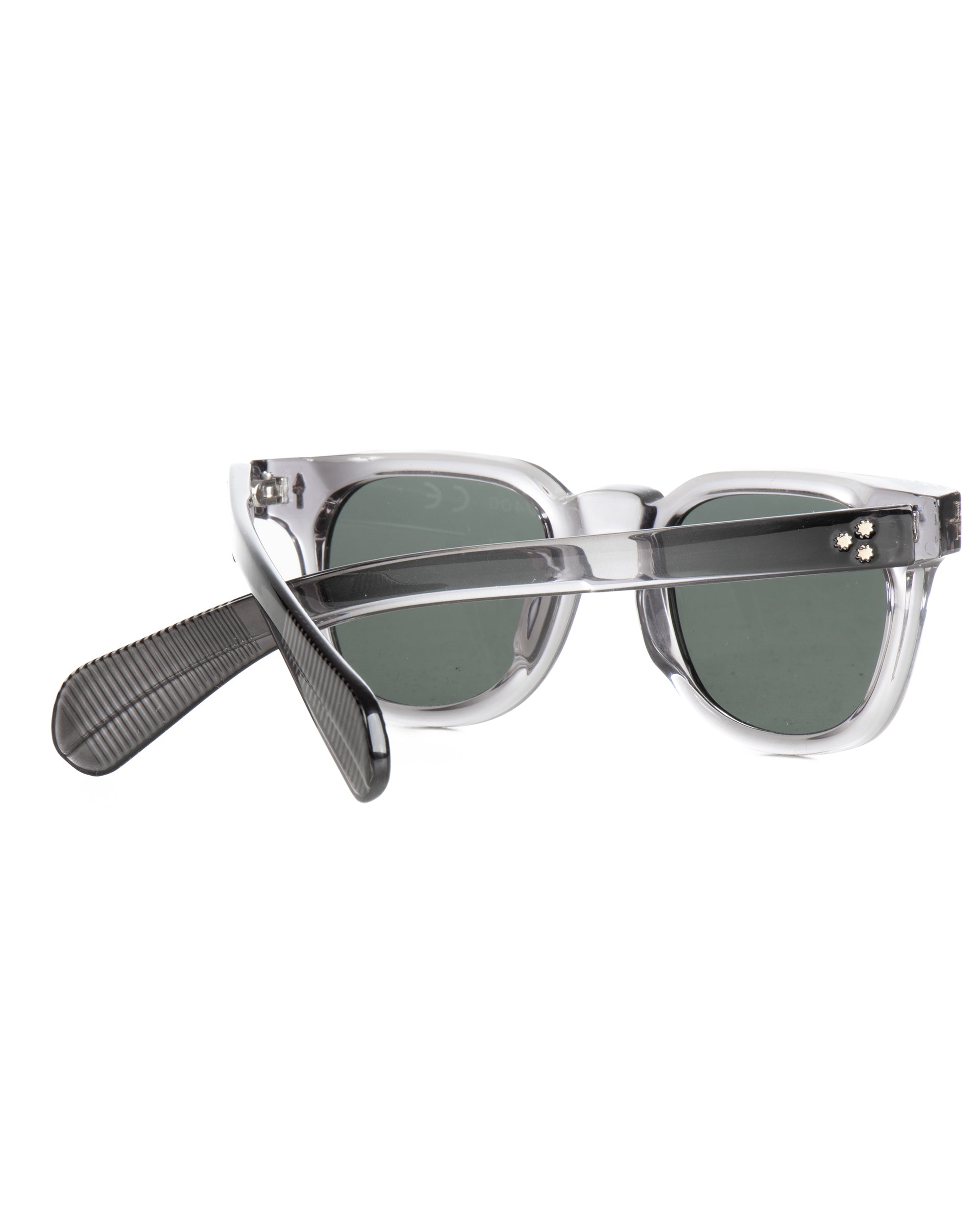 Occhiali da sole uomo unisex crystal trasparenti con lenti fumè grigio GIOSAL-OC1098A