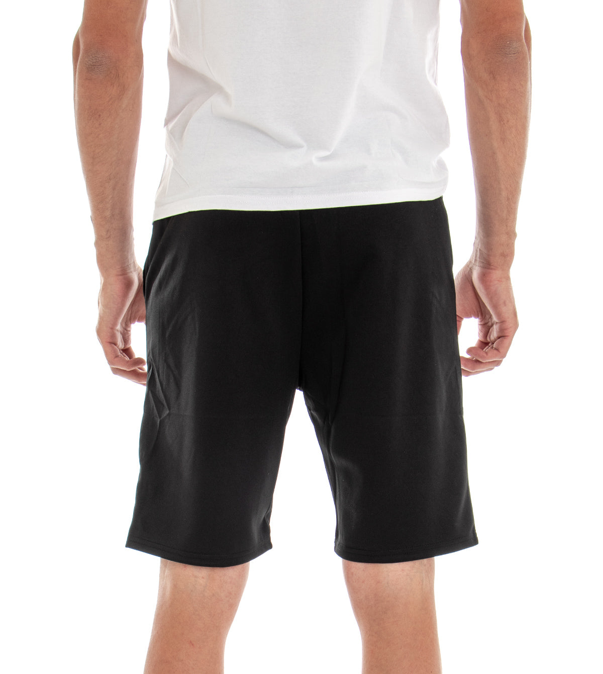 Completo Set Coordinato Uomo Completino T-Shirt Bermuda Bianco GIOSAL-OU1603A