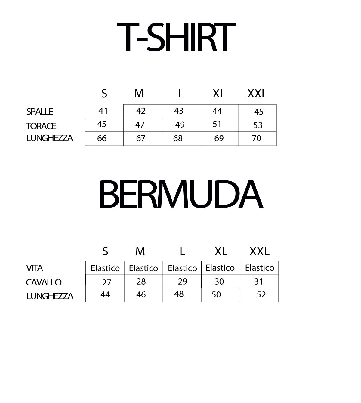 Completo Set Coordinato Uomo Completino T-Shirt Bermuda Bianco GIOSAL-OU1603A