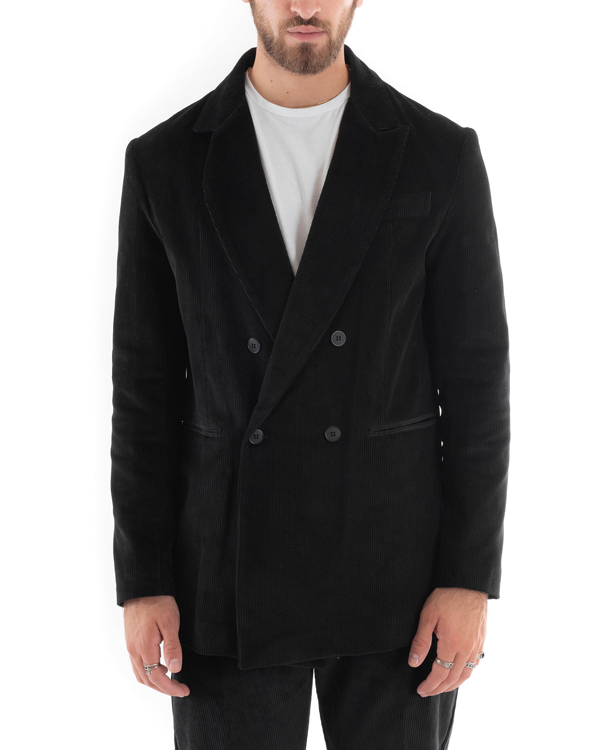 Doppiopetto Completo Velluto Uomo Topman Giacca Da Abito