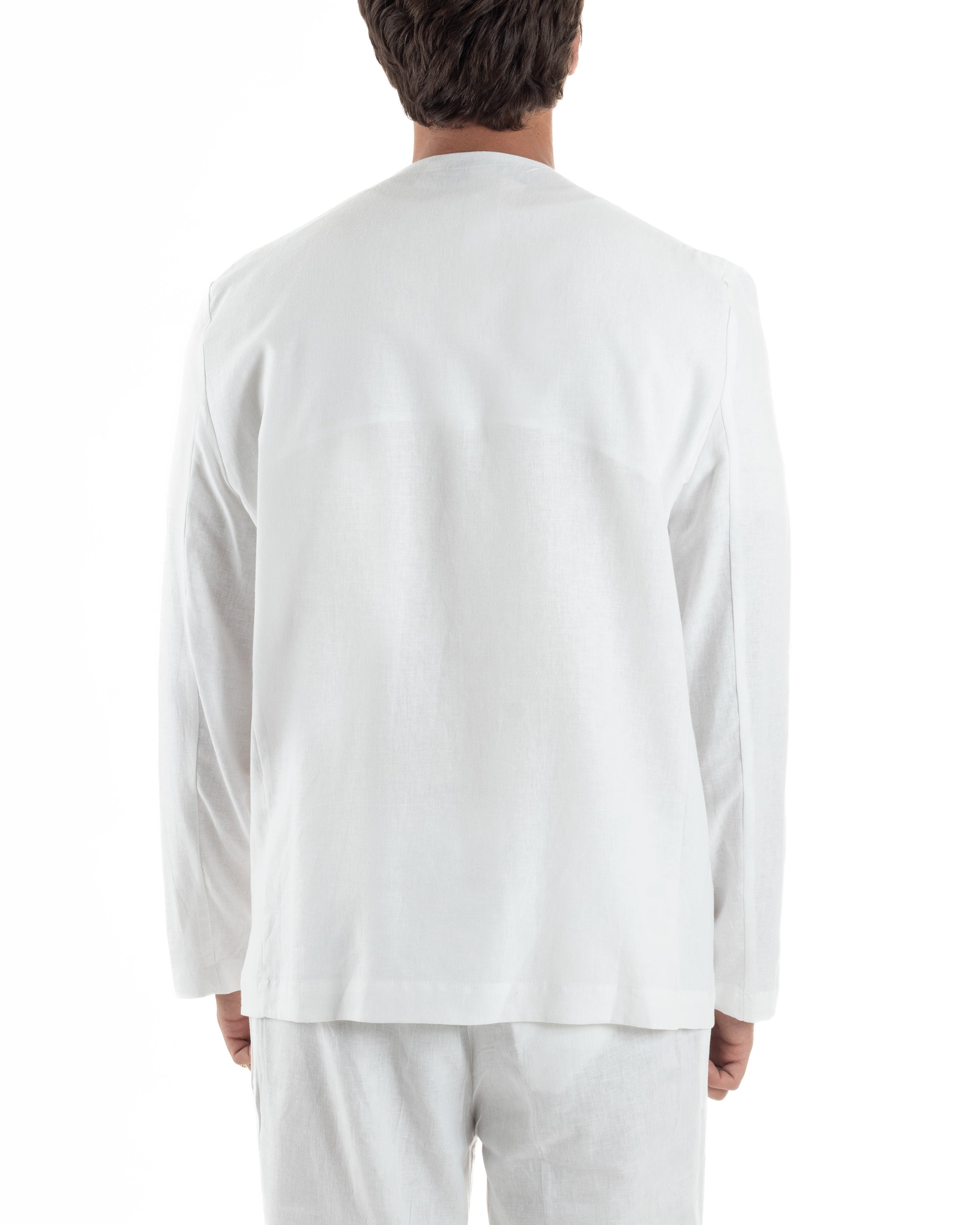 Completo Giacca Pantaloni Lino OU2519A