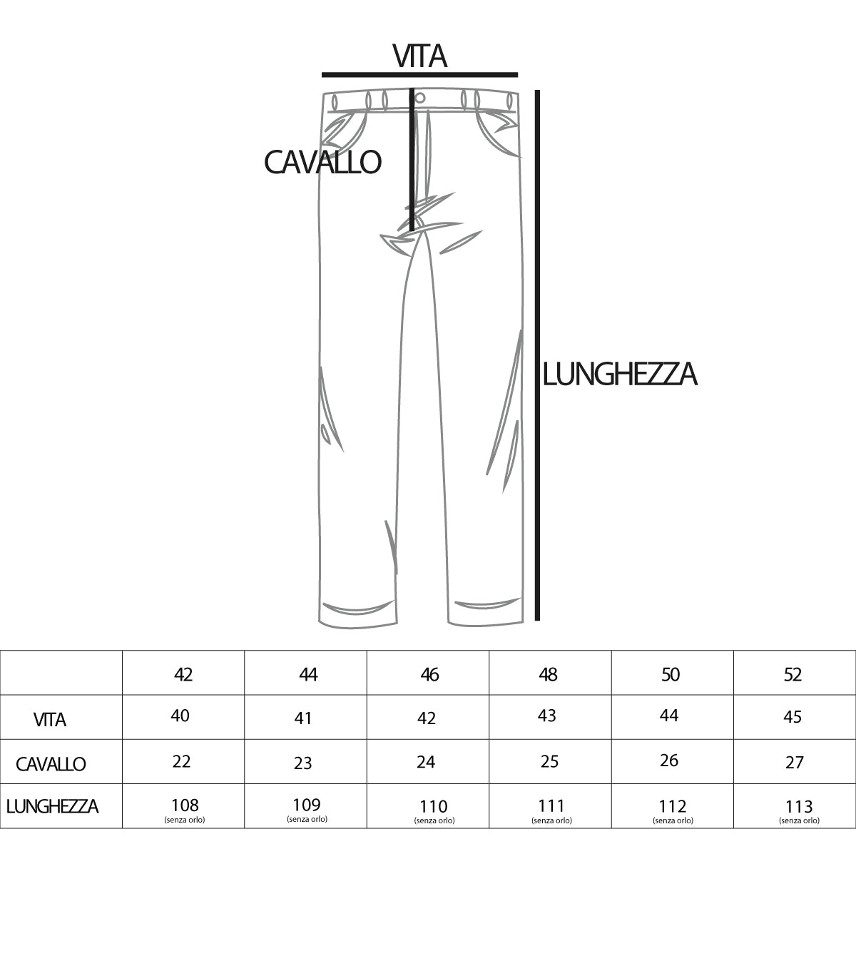 Pantaloni Uomo Tasca America Lungo Classico Elegante Slim Tinta Unita Nero GIOSAL-P2949A