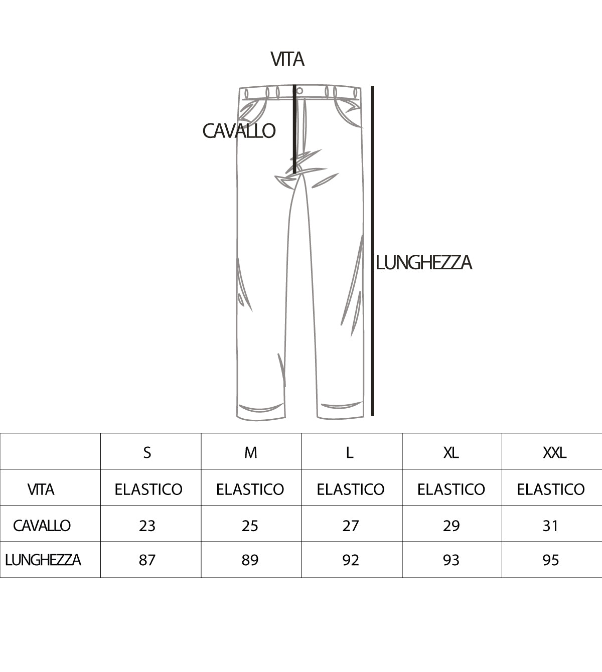 Pantaloni Uomo Pantalaccio Comodo Tuta Bottoni Bianco Coulisse Casual GIOSAL-P5089A