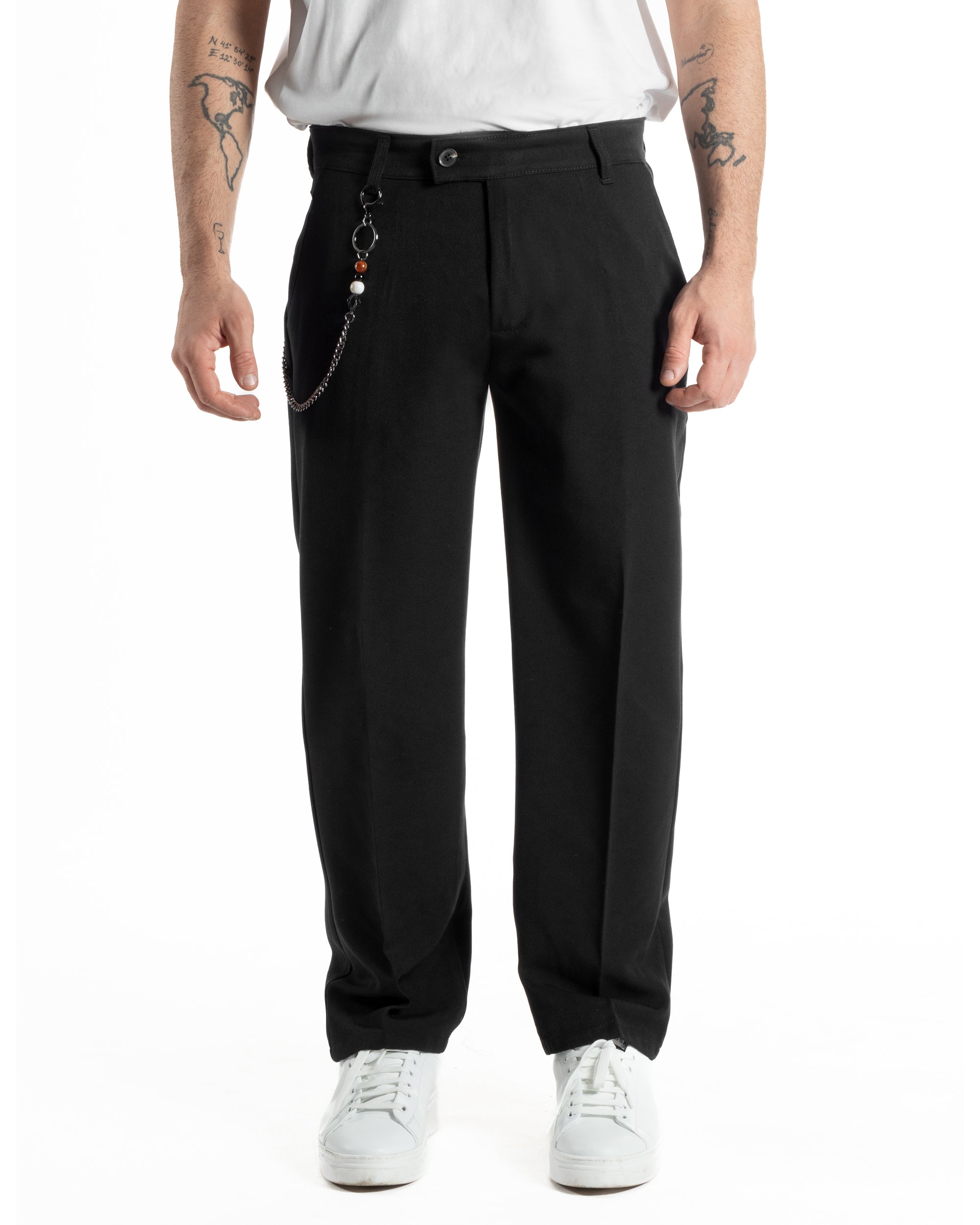 Pantaloni sale uomo blu