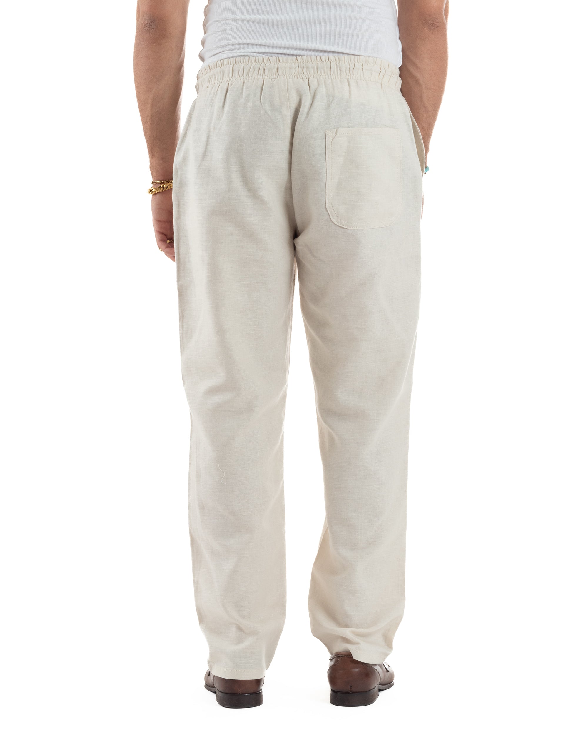 Pantalaccio Lino Regular Fit P6298A