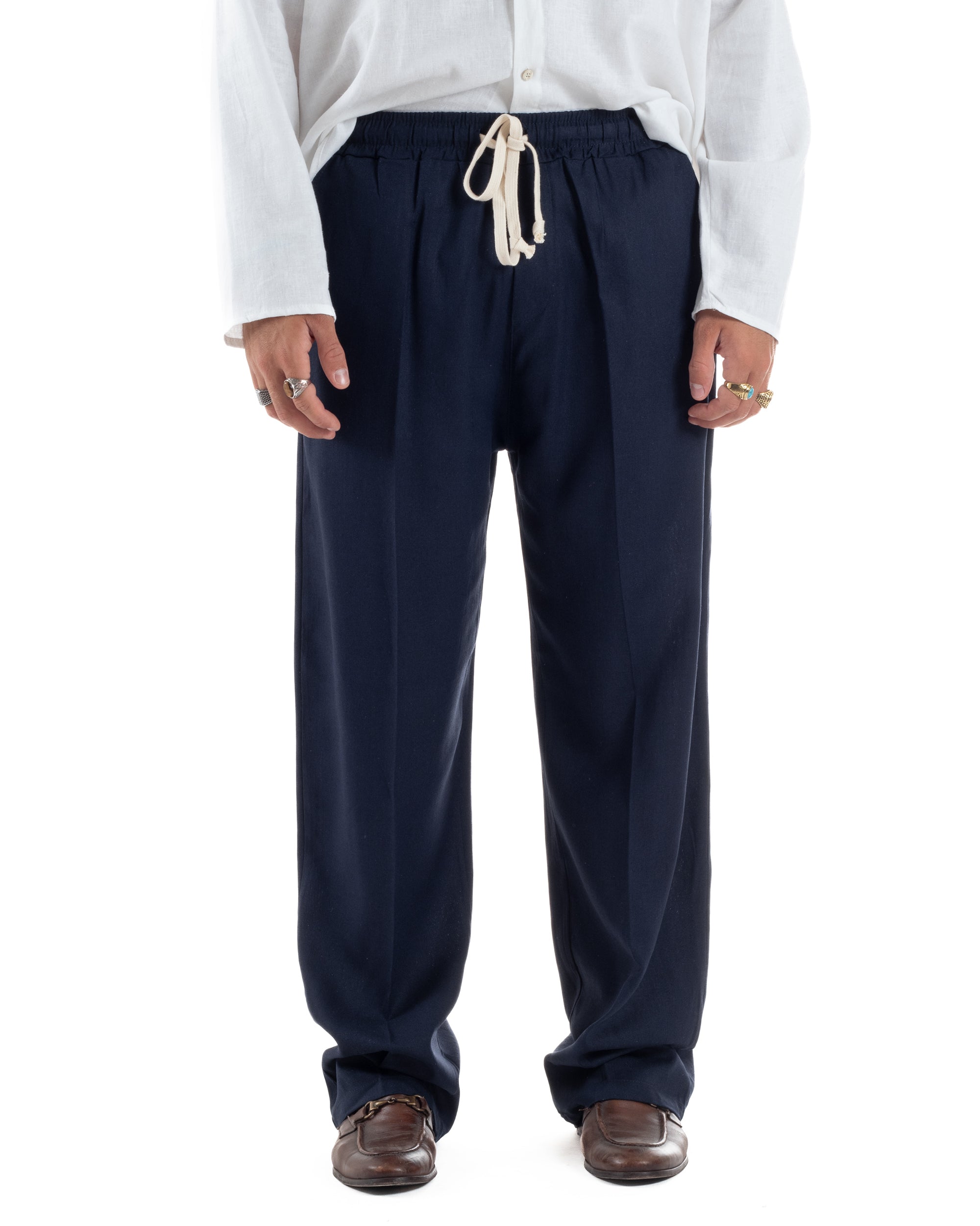 Pantalaccio Lino Baggy Fit P6302A