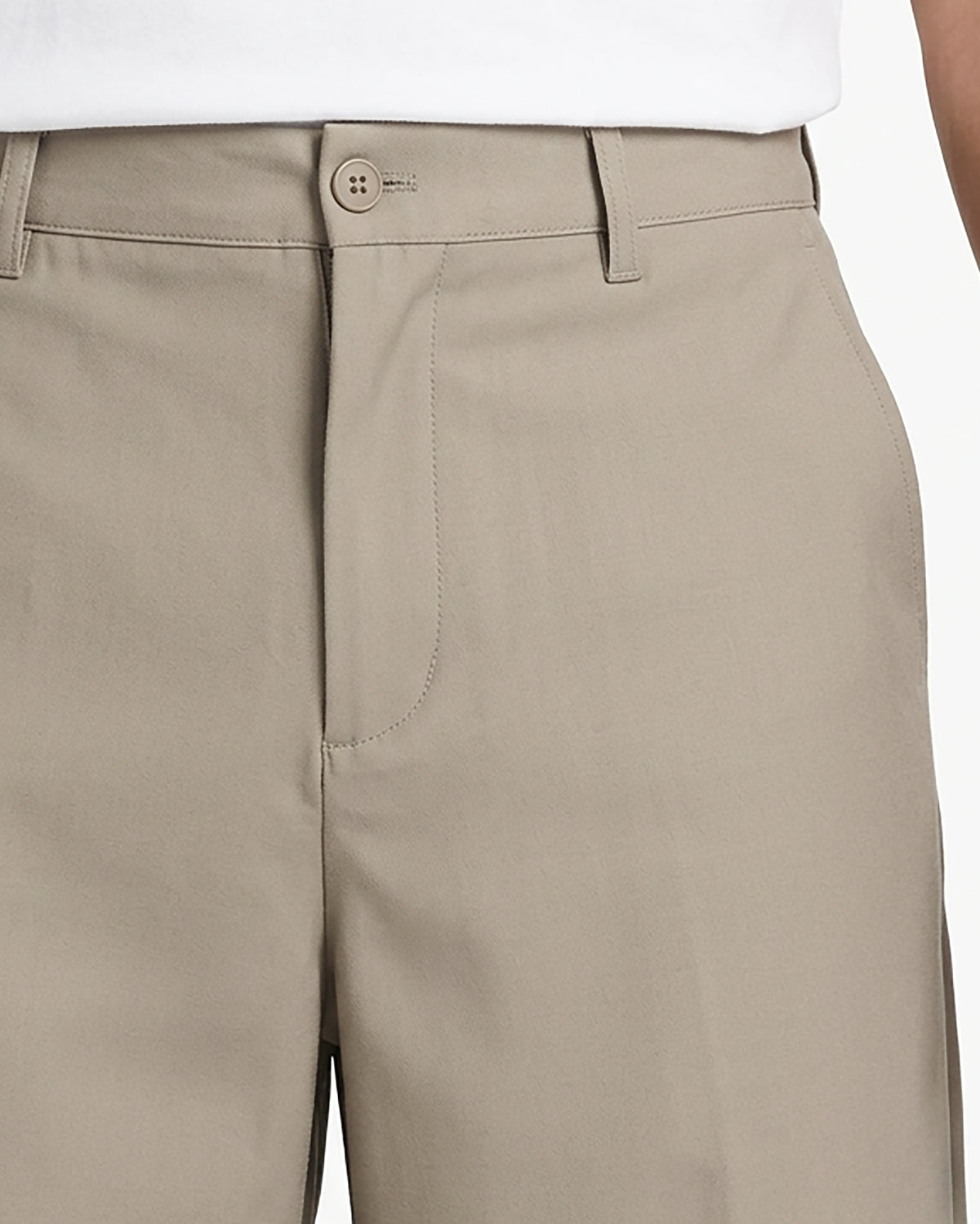 Pantaloni uomo baggy fit wide leg e vita elasticizzata beige GIOSAL-P6532A